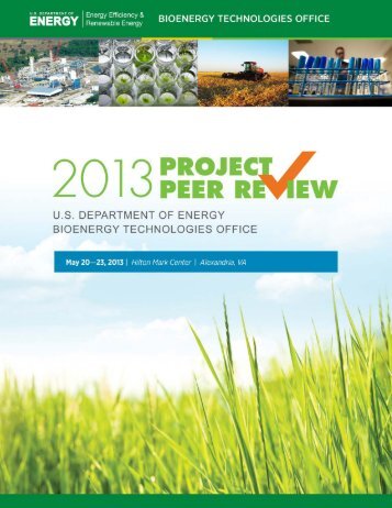 Peer Review Agenda - EERE - U.S. Department of Energy