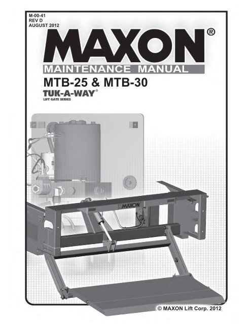 MTB-25 & MTB-30 - Maxon