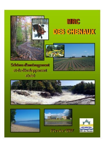 SchÃ©ma d'amÃ©nagement et de dÃ©veloppement rÃ©visÃ© - MRC DES ...