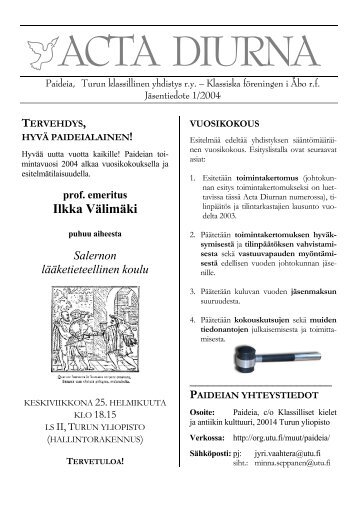 Acta 1/2004 - Turun yliopisto