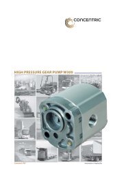 HIGH PRESSURE GEAR PUMP W300 - Concentric