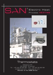 Thermostats - SAN Electro Heat A/S