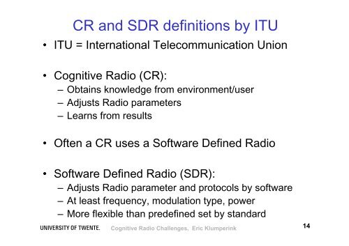 Cognitive Radio Chip-Hardware Challenges - Hardware Conference