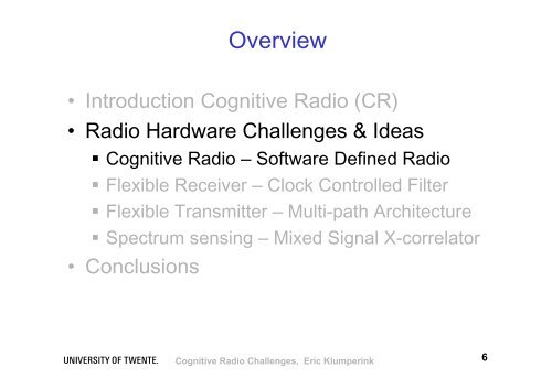 Cognitive Radio Chip-Hardware Challenges - Hardware Conference