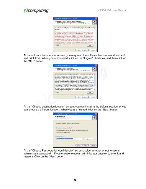 L230 and L130 Access Devices with vSpaceTM User Guide