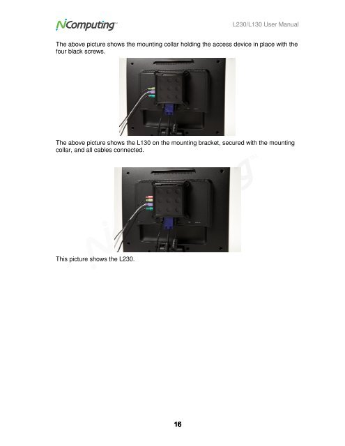 L230 and L130 Access Devices with vSpaceTM User Guide