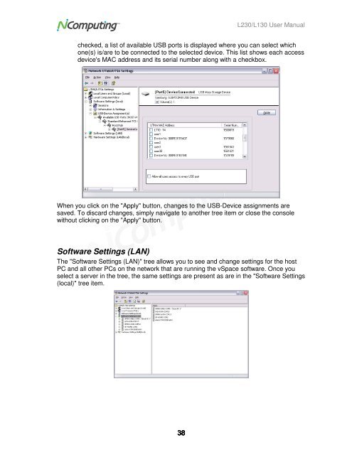 L230 and L130 Access Devices with vSpaceTM User Guide