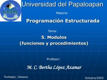 Programación Estructurada - UNPA