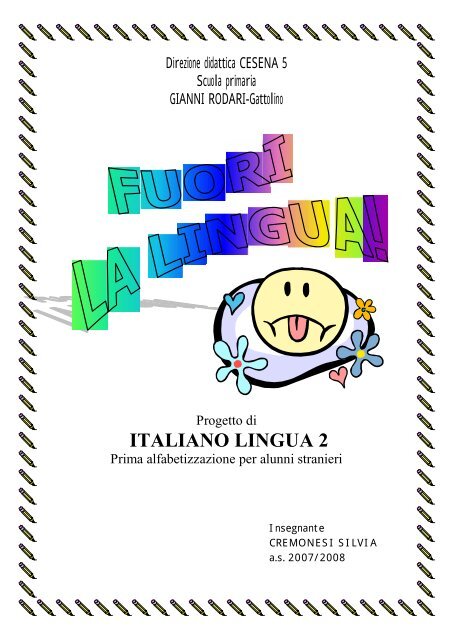 Progetto di prima alfabetizzazione degli stranieri - Maestra Sabry