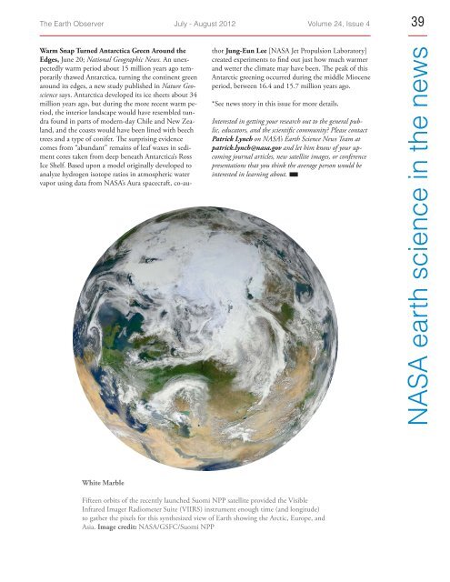 Download - NASA's Earth Observing System