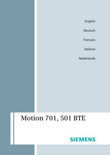 Motion 701, 501 BTE - Siemens Hearing Instruments