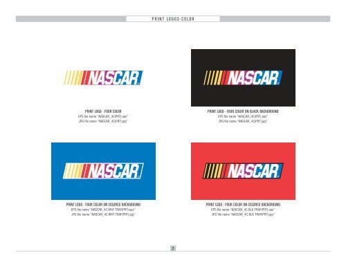 nascar logo guidelines