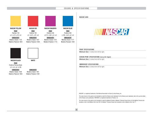 nascar logo guidelines