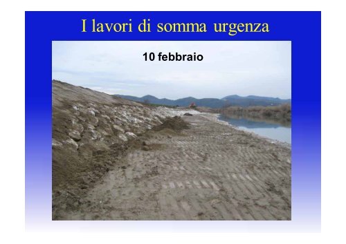 La rotta arginale del Serchio in localitÃ  Malaventre - Ordine dei ...