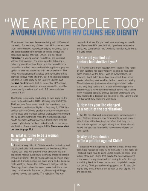 CRR Annual Report 2009 - Center for Reproductive Rights