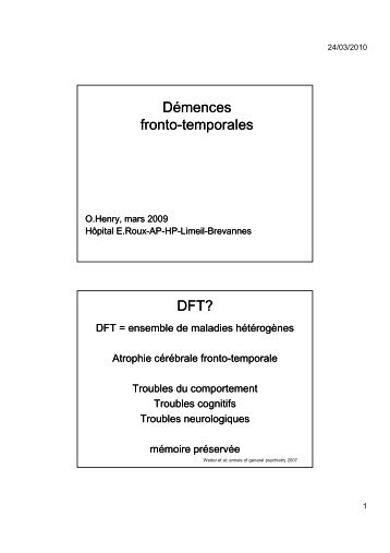 DFT - longue vie et autonomie (HEGP)