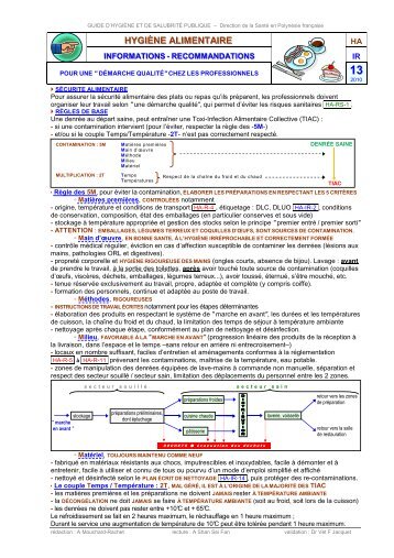 hhyyggiiÃ¨Ã¨nnee aalliimmeennttaaiirree - Site du Centre d'HygiÃ¨ne ...