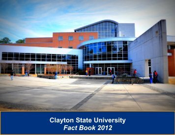 Clayton College and State University Fact Book