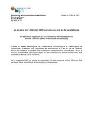 Le sÃ©isme du 14 fÃ©vrier 2005 survenu au sud de la ... - brgm