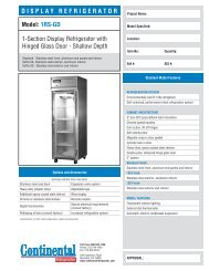 1RS-GD - Continental Refrigerator