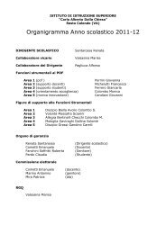 Organigramma Anno scolastico 2011-12 - Istituto di Istruzione ...