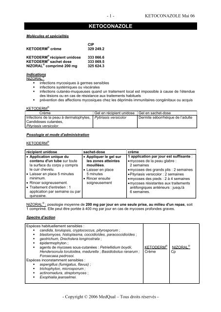 Ketoconazole Medqual Ketoconazole Medqual