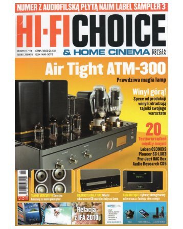 HIFI CHOICE – Leben CS-300Xs - Eter Audio