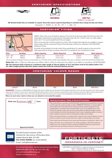 Download Product Brochure [ PDF 294 KB ] - Raven Roofing Supplies