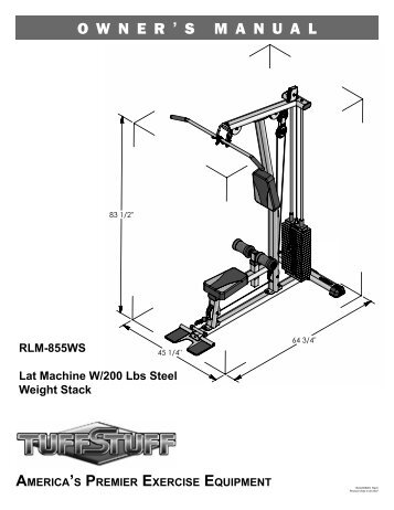 RLM-855WS - Tuff Stuff