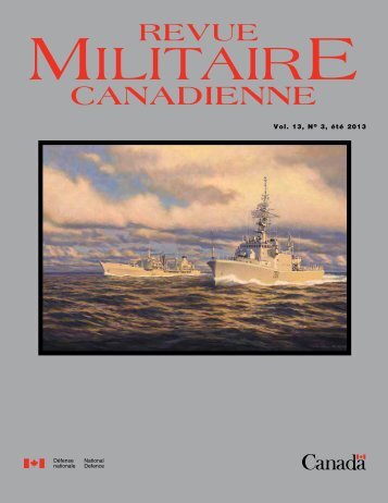 canadienne j - Revue militaire canadienne - MinistÃ¨re de la dÃ©fense ...