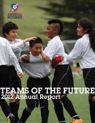 2012 Annual Report - America SCORES