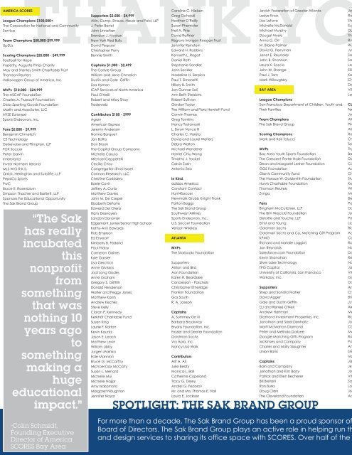 2012 Annual Report - America SCORES