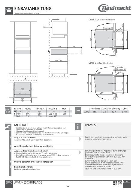 Einbauanleitungen 2014