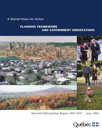 Planning framework and government orientations - Affaires ...