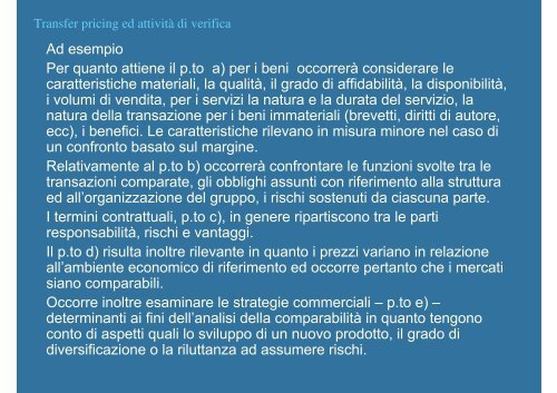 Transfer pricing e attivitÃ  di verifica - Liguria - Agenzia delle Entrate