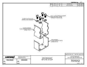 9F61BWW457 SP 2 IN. D CLIP - Mersen