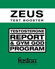 ZEUS - fusion vip - Fusion Bodybuilding