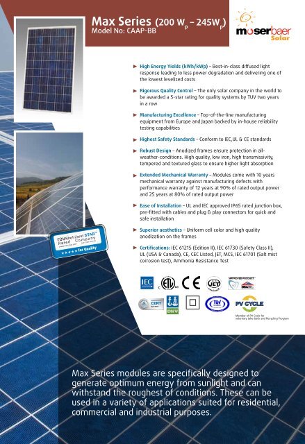 Download - Moser Baer Solar Limited