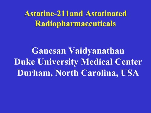 Astatine-211: Its Production and Chemistry at Higher Levels