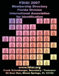 2006 membership directoryfinal - the FDIAI