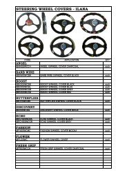 Ilana Steering Wheel Covers - SA Auto Accessories