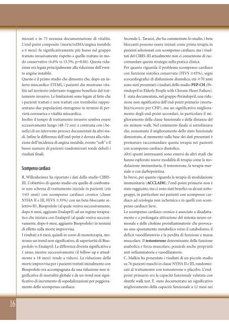 Cardiologia negli Ospedali nÂ° 154 Novembre/Dicembre 2006 - Anmco