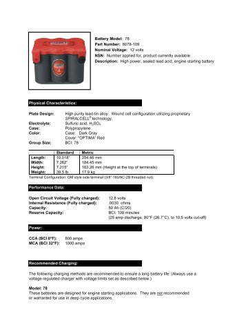 Group 78 RedTop - Battery Web