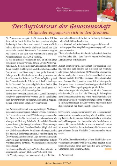 Mitgliederzeitung_12-2012 - Wohnungsgenossenschaft Zwönitz eG