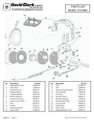 MODEL H10-66N PARTS LIST - Seam-avionic