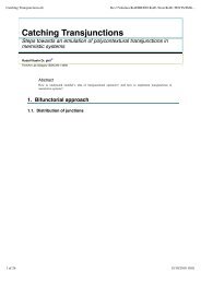 Catching Transjunctions - ThinkArt Lab!