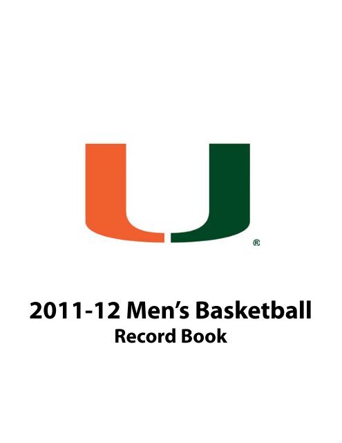 Record Book - University of Miami Athletics