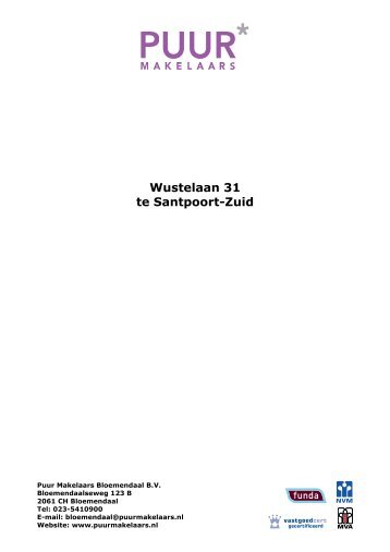 Wustelaan 31 te Santpoort-Zuid - Puur Makelaars