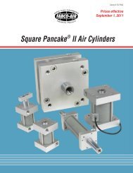 Square Pancake II Air Cylinders - Fabco-Air, Inc.