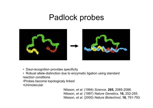 Targeting by probe-based circularisation